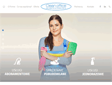 Tablet Screenshot of clean.com.pl